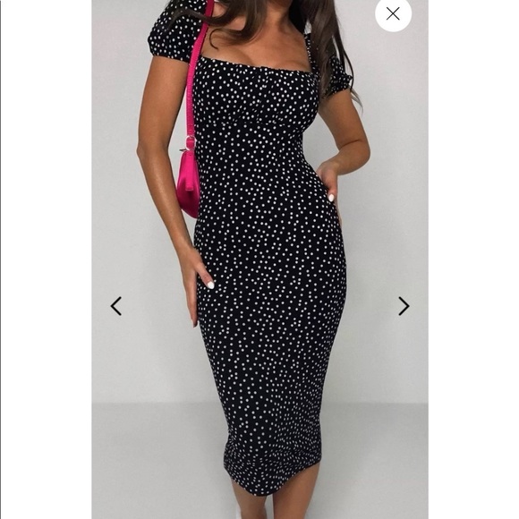 Missguided Dresses & Skirts - Missguided polka maxi dress